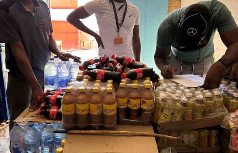 EXPIRED BEVERAGES SEIZED IN NAKONDE