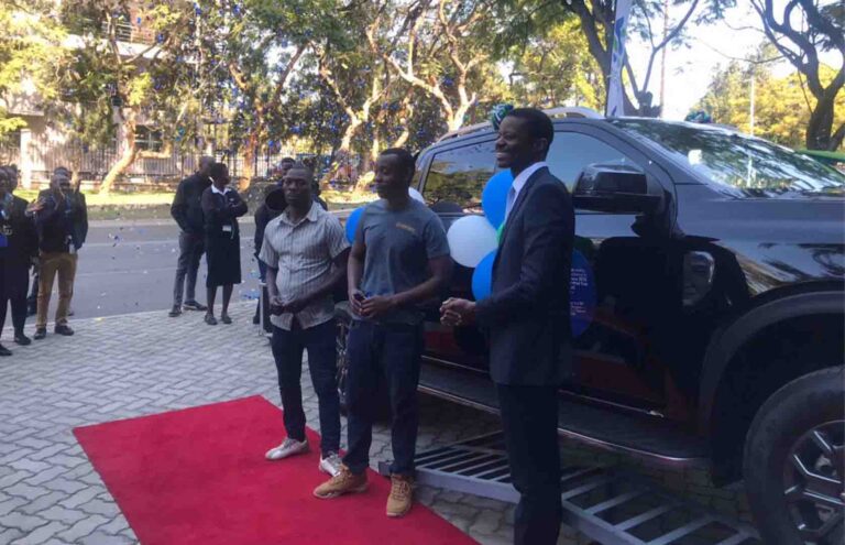 ZAMBIA ARMY OFFICER WINS BRAND NEW FORD RANGER