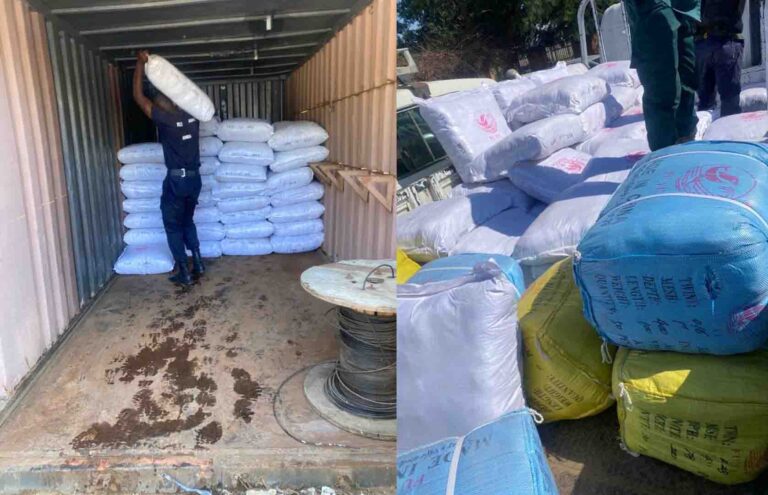 ILLEGAL FISHING NETS  SEIZED IN MAKENI