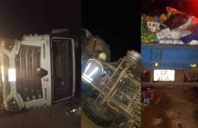 4 DEAD IN FATAL MPIKA ROAD CRASH INVOLVING TWO TRUCKS